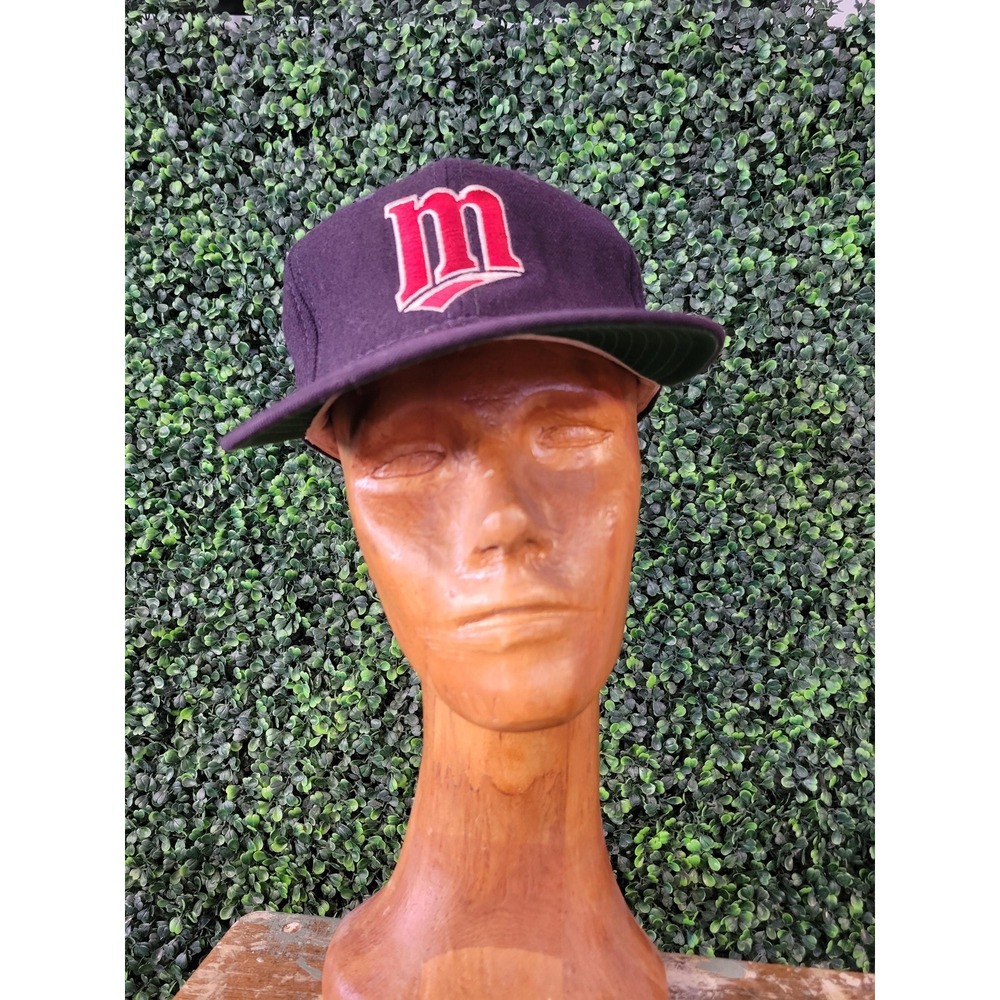 vtg 80s MINNESOTA TWINS WOOL Hat // mlb sports fan fitted minneapolis baseball
